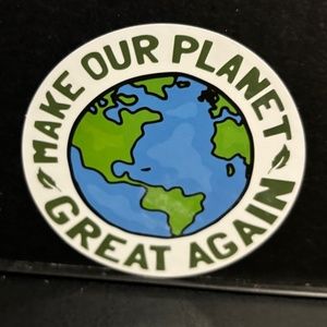 PLANET EARTH " MAKE IT GREAT AGAIN" STICKER